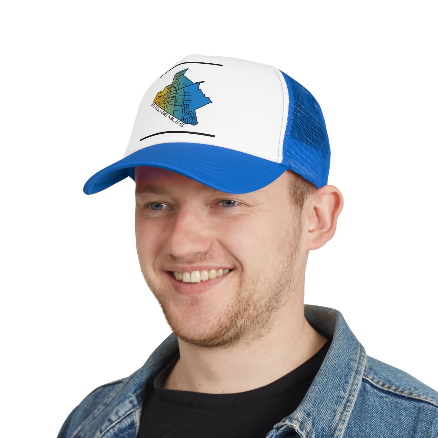 Stylish Mesh Cap with City Map Design | Urban Trucker Hat | Perfect for Outdoor Adventures, Travel, Festivals, Summer Events, and Gifts