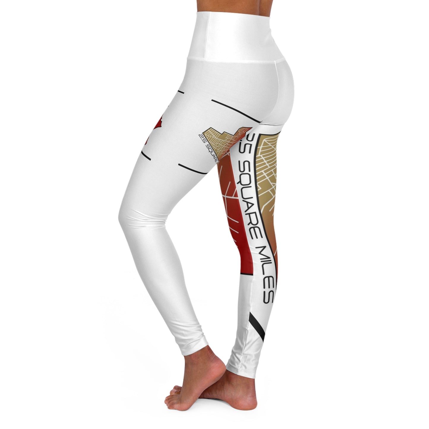 High Waisted Yoga Leggings (AOP)