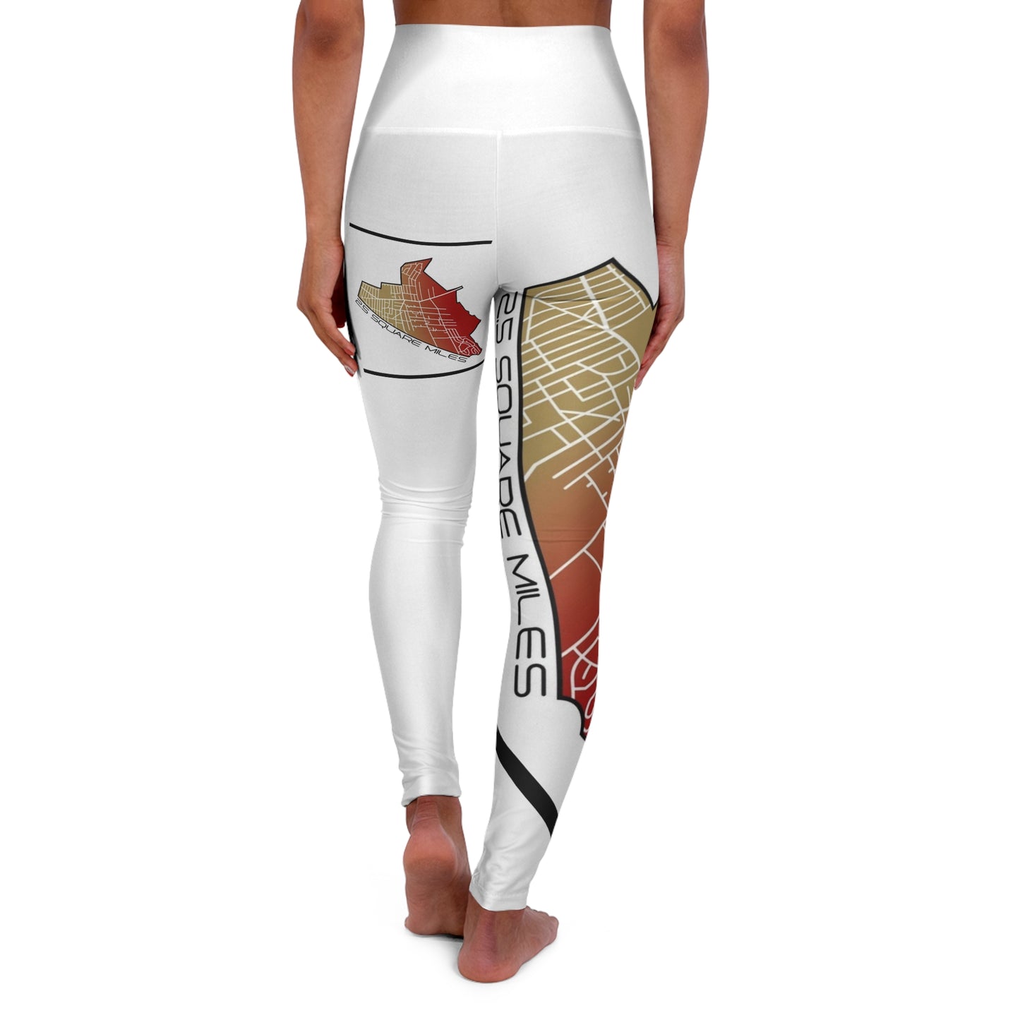 High Waisted Yoga Leggings (AOP)