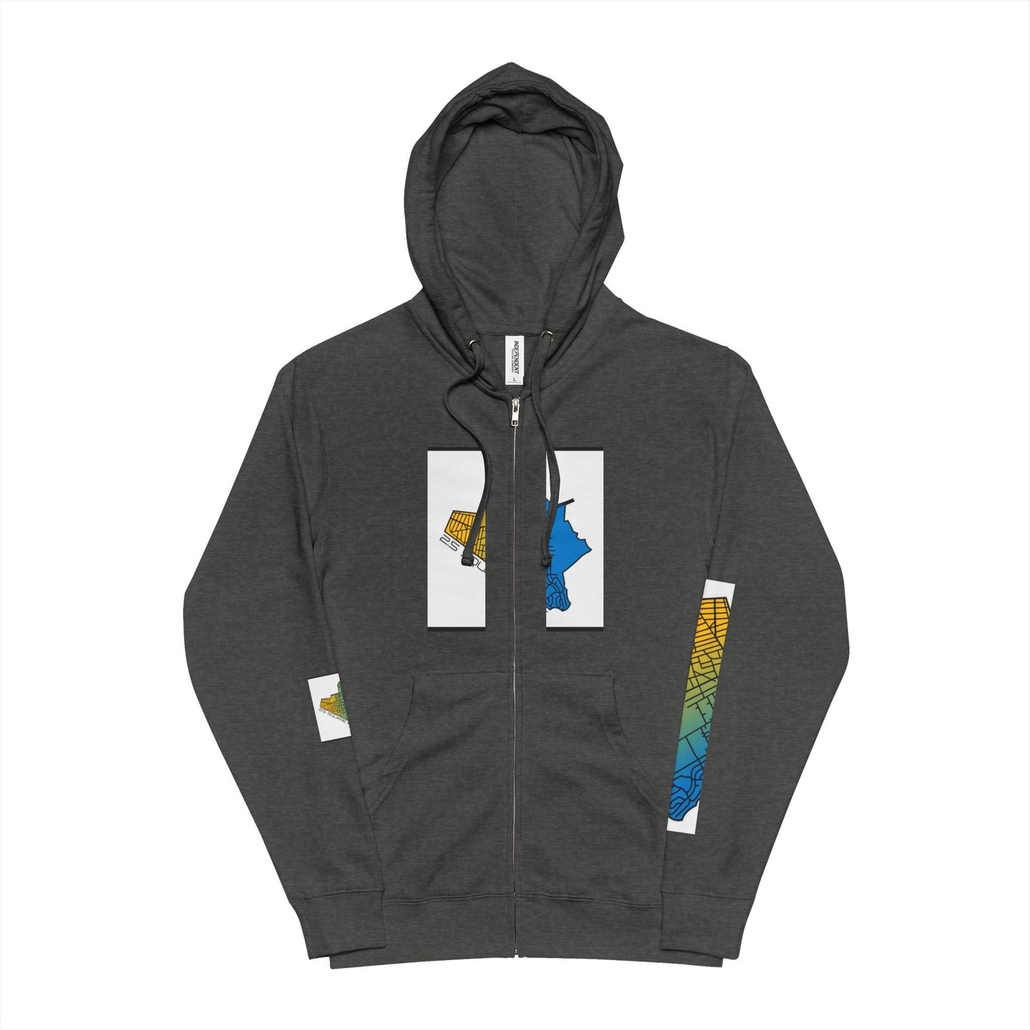 Unisex Fleece Zip Up Hoodie