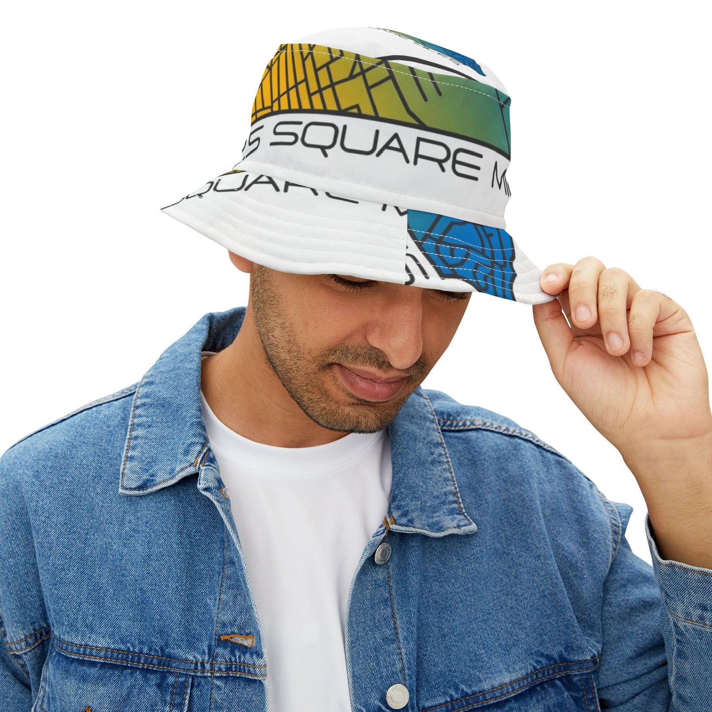 Vibrant AOP Bucket Hat, Secured Summer Style, Festival Accessory, Streetwear Essential, Perfect for Outdoor Adventures, Unique Gift Idea
