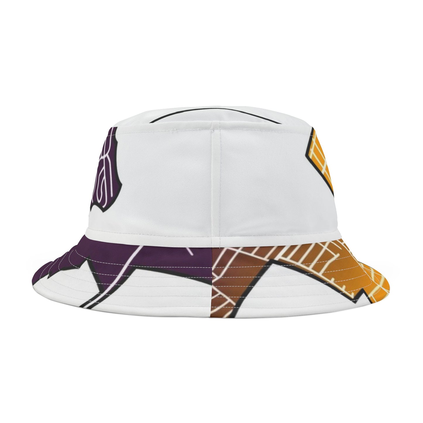 Vibrant Graphic Bucket Hat | Stylish Sun Protection for Outdoor Adventures, Summer Parties, Festivals, Gift for Trendsetters, Beach Days