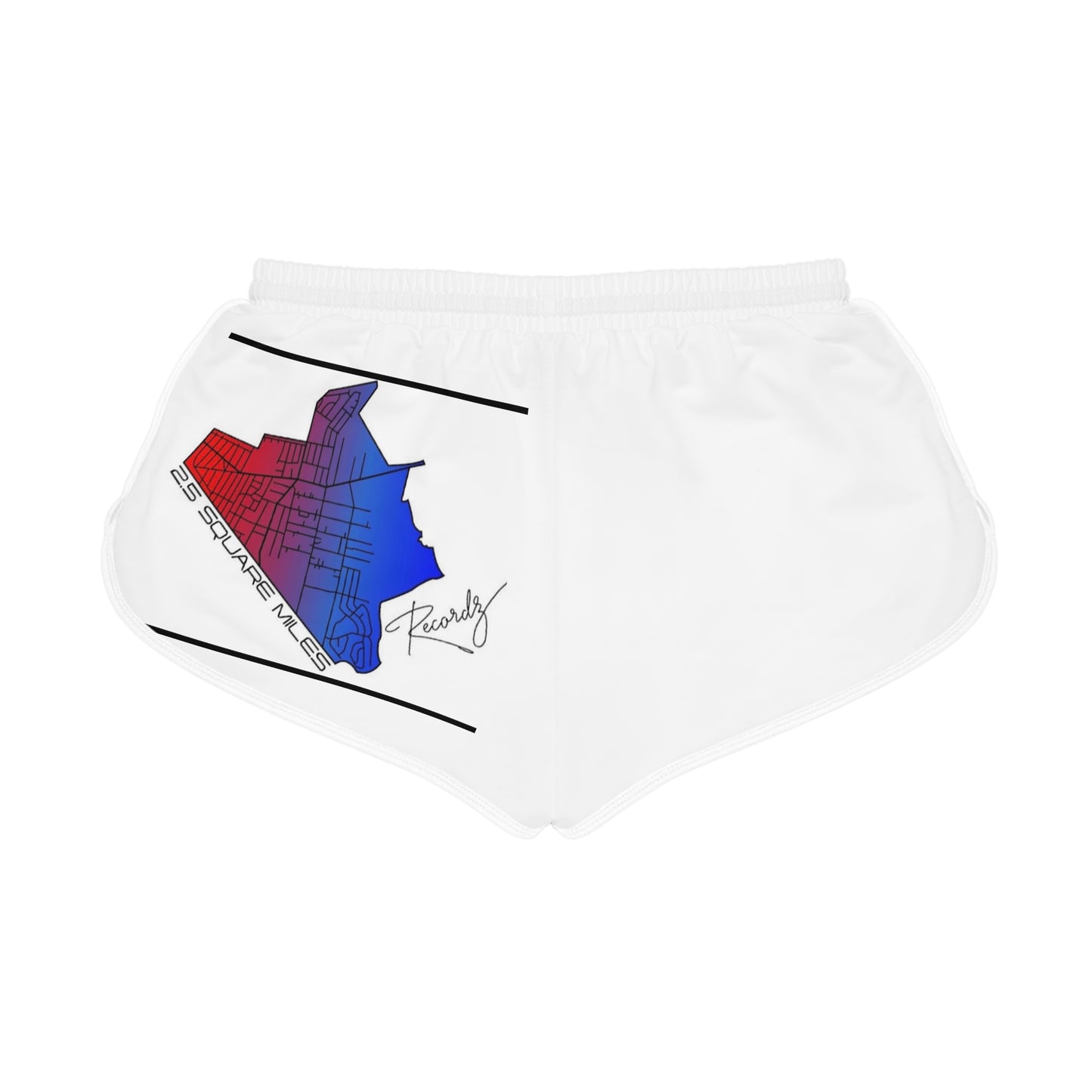 2.5 Square Miles Women's Relaxed Shorts (AOP)