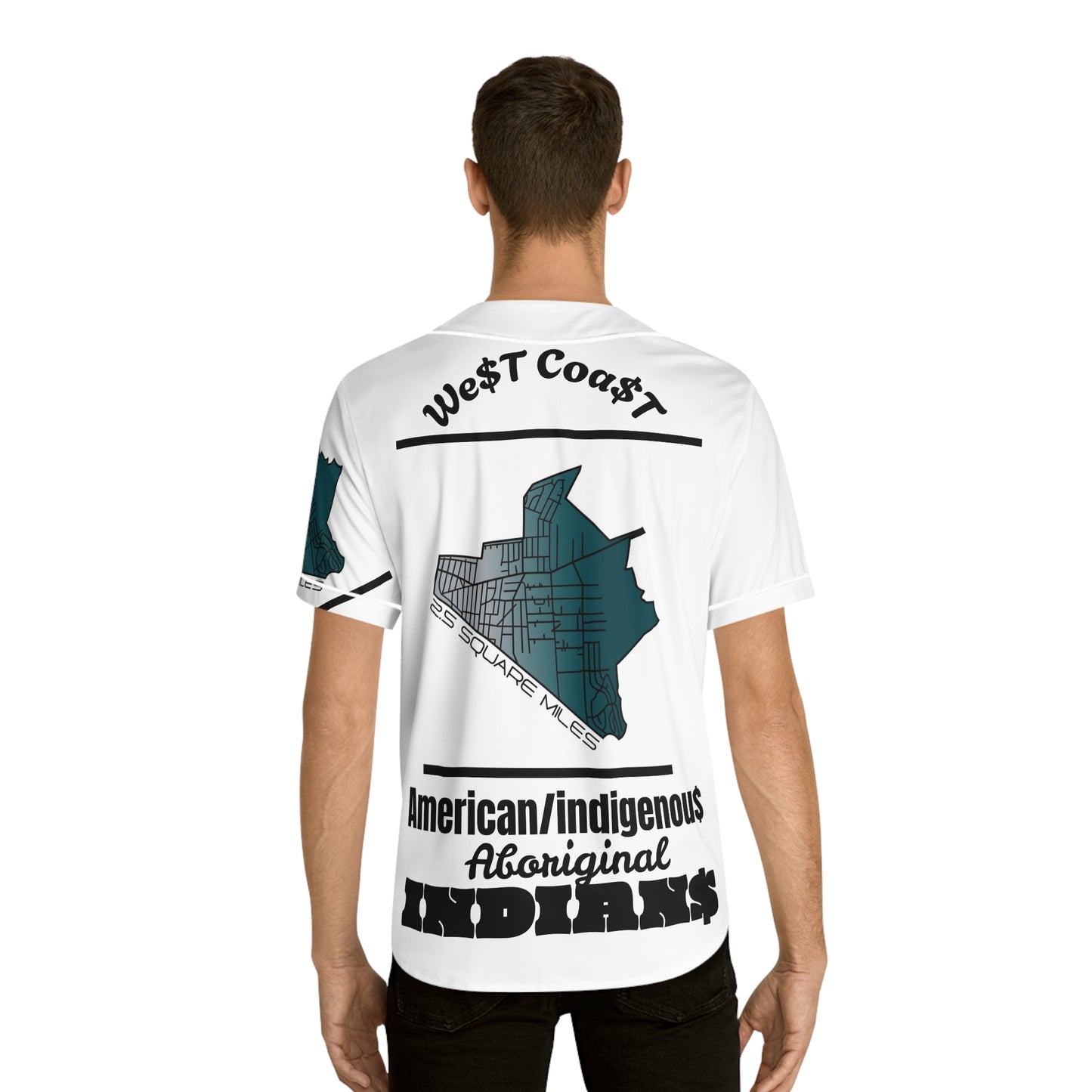 2.5 green & grey Men's AOP Baseball Jersey - Street Style, Urban Fashion, Graphic Tee, Unisex Sport Wear, Casual Summer Outfit