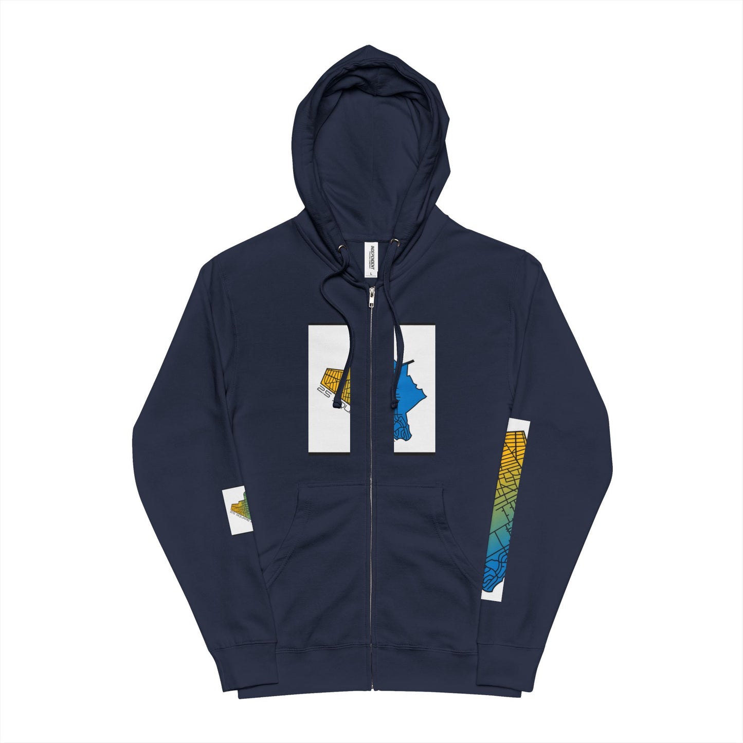 Unisex Fleece Zip Up Hoodie