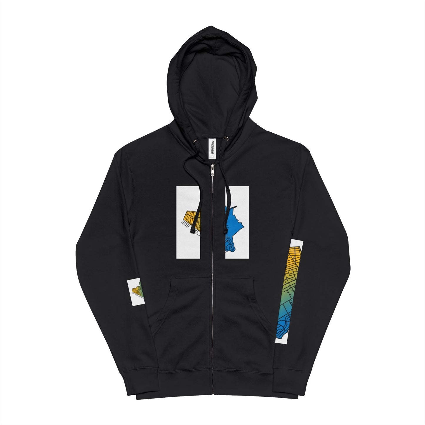 Unisex Fleece Zip Up Hoodie