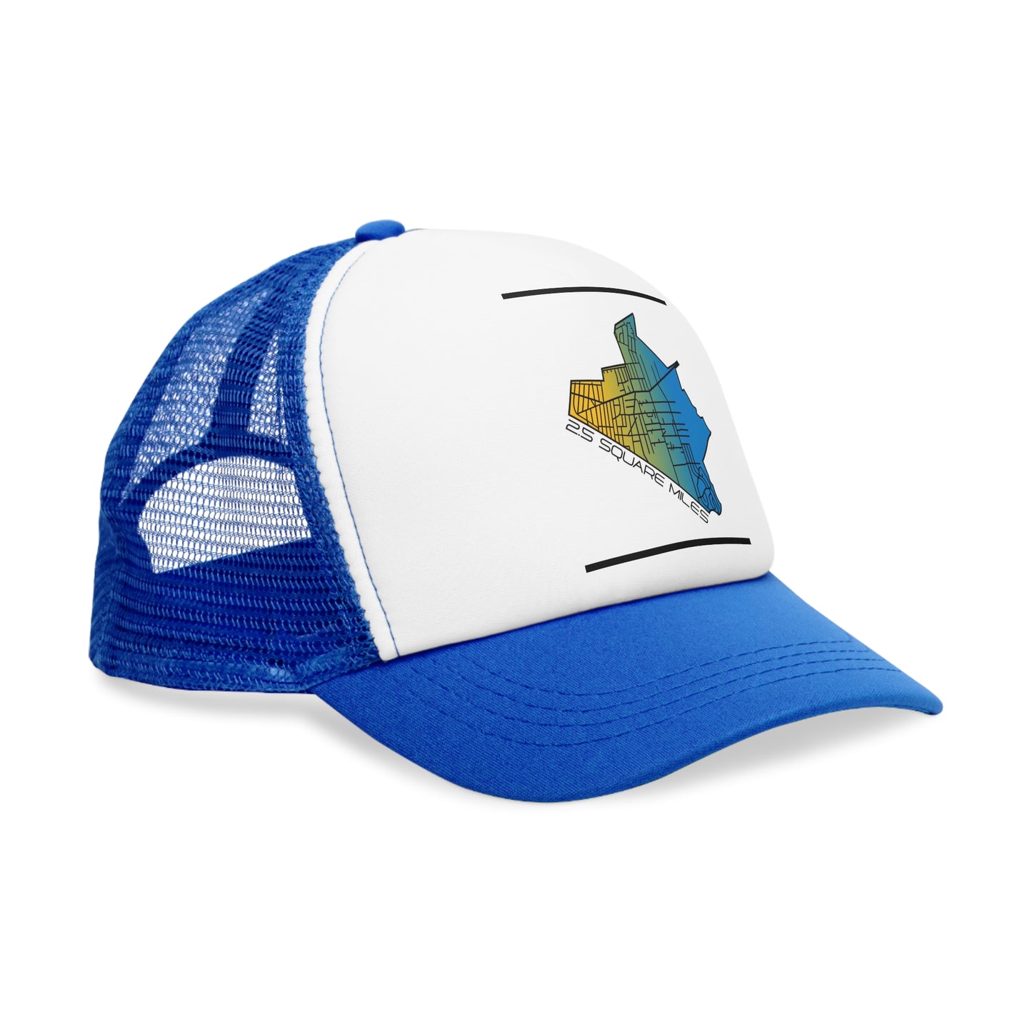 Stylish Mesh Cap with City Map Design | Urban Trucker Hat | Perfect for Outdoor Adventures, Travel, Festivals, Summer Events, and Gifts