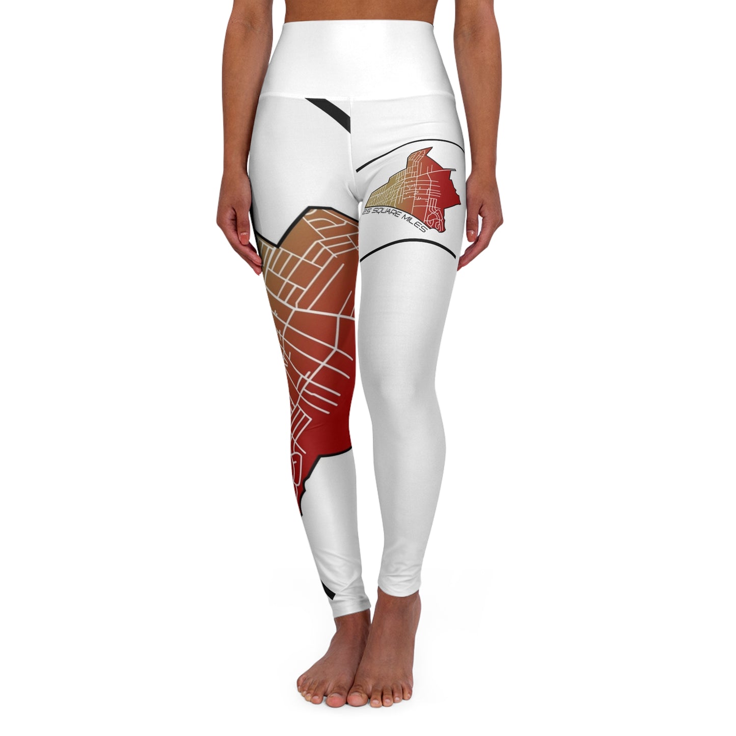 High Waisted Yoga Leggings (AOP)