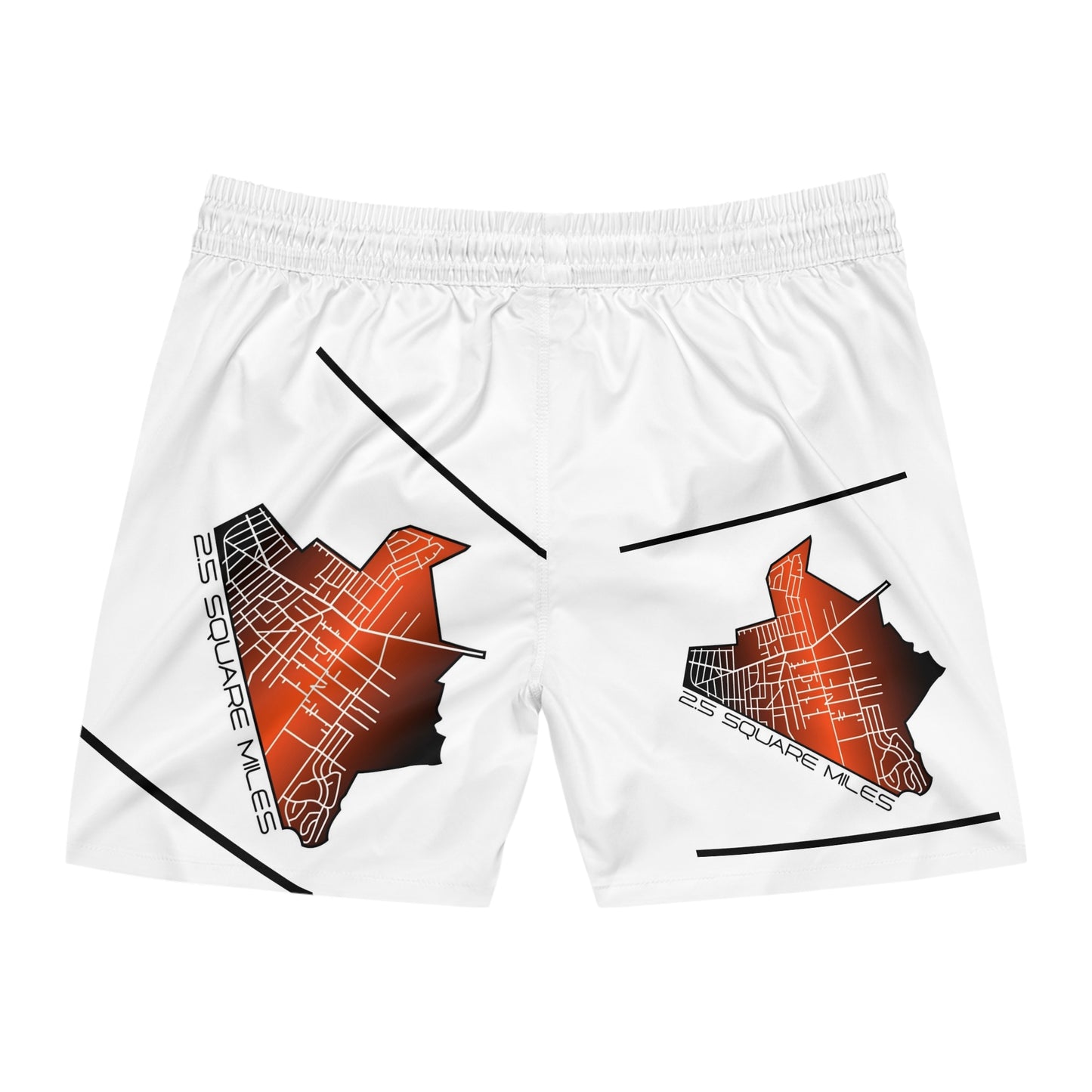 Trendy Men's Swim Shorts - Perfect for Summer Beach Days, Pool Parties, Vacation, and Casual Wear, Graphic Design, AOP Swimwear