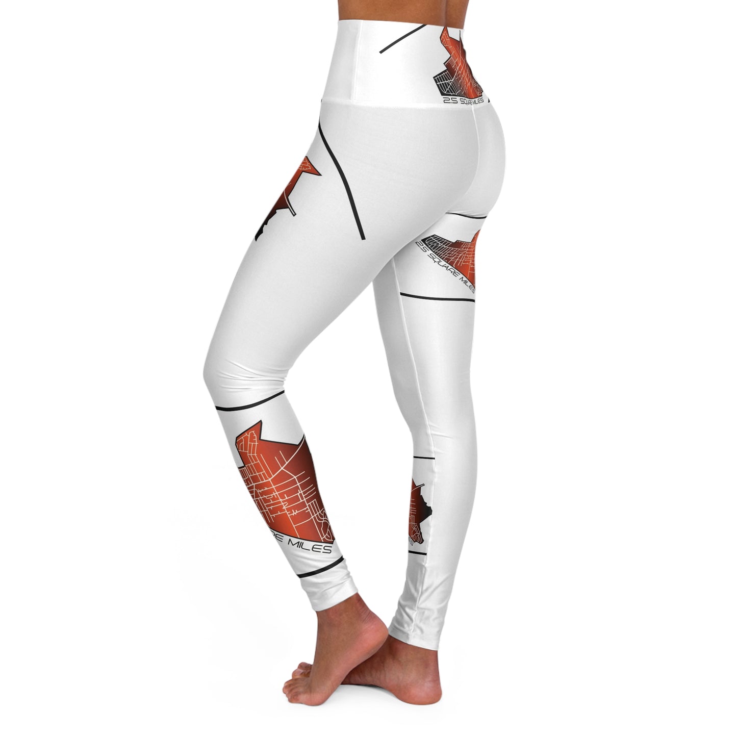High Waisted Yoga Leggings (AOP)