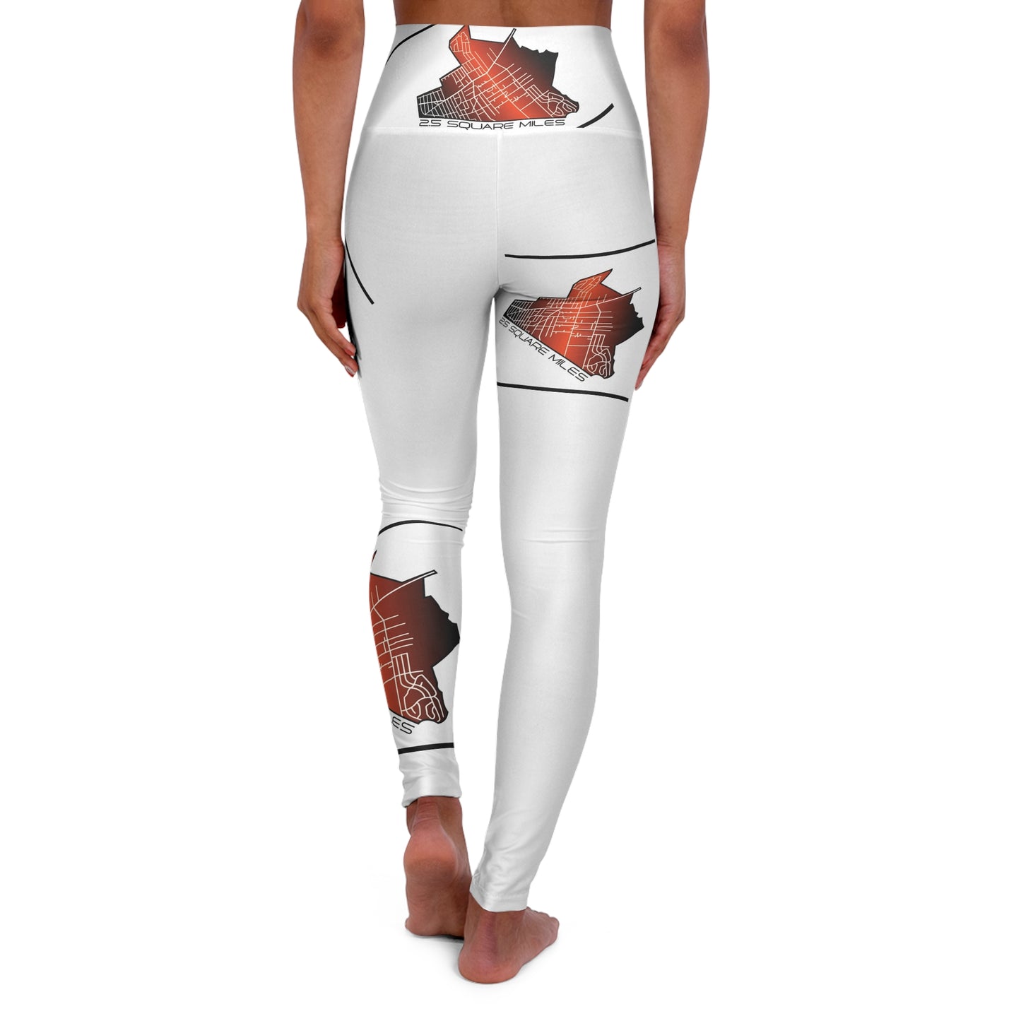 High Waisted Yoga Leggings (AOP)