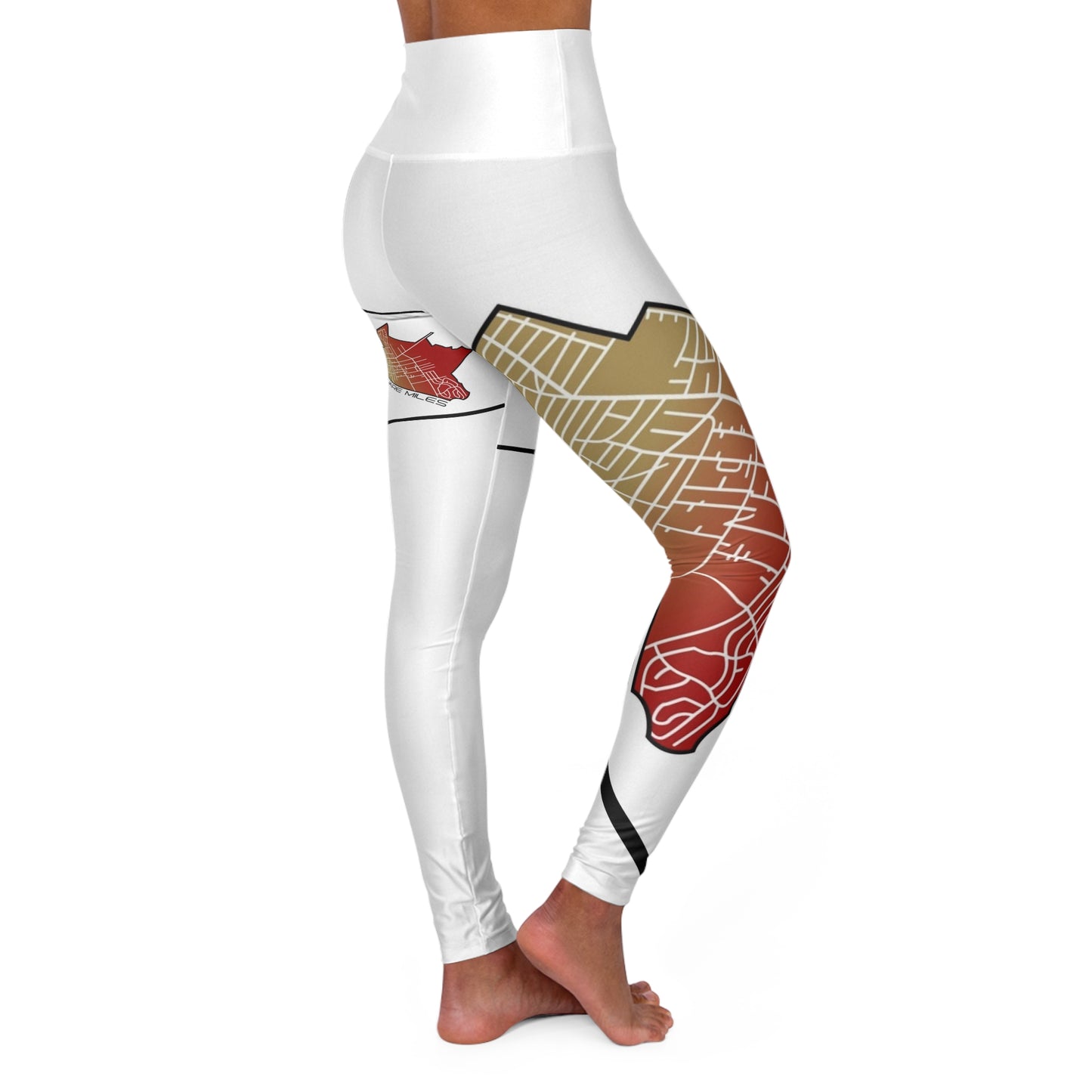 High Waisted Yoga Leggings (AOP)