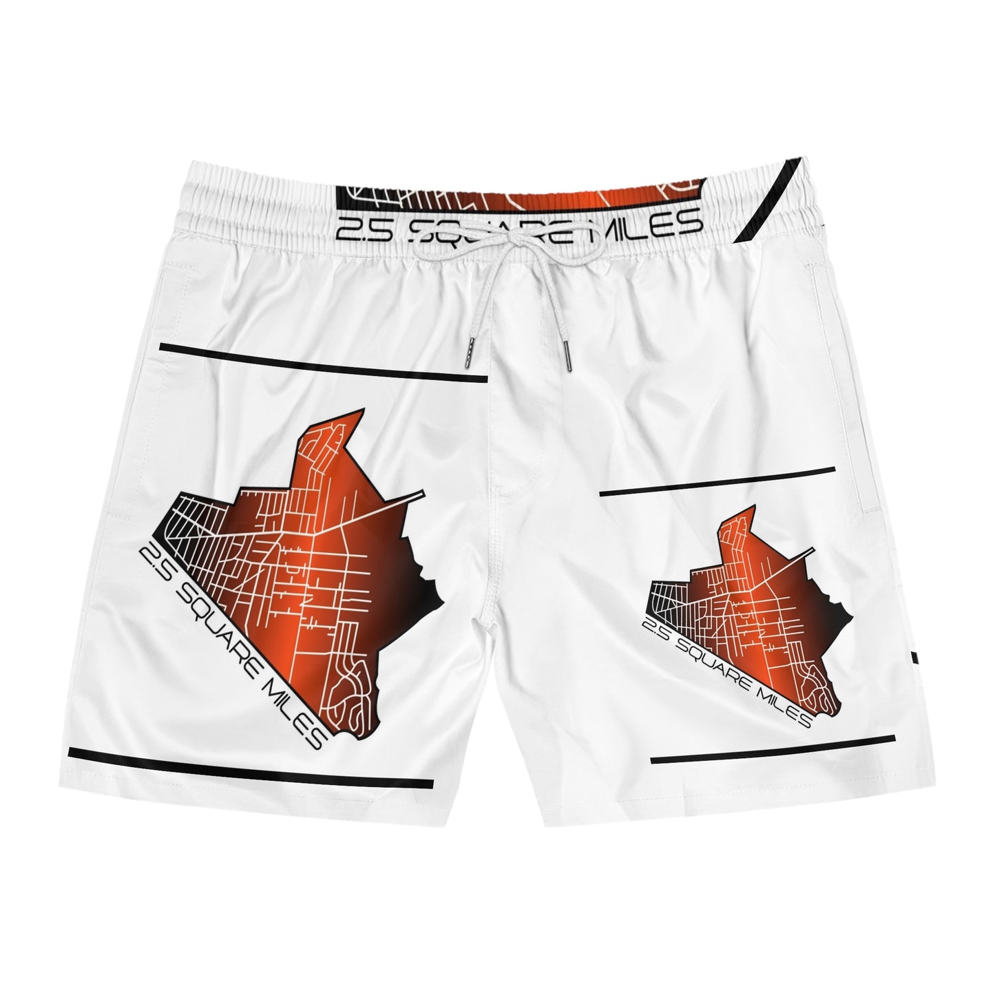 Trendy Men's Swim Shorts - Perfect for Summer Beach Days, Pool Parties, Vacation, and Casual Wear, Graphic Design, AOP Swimwear