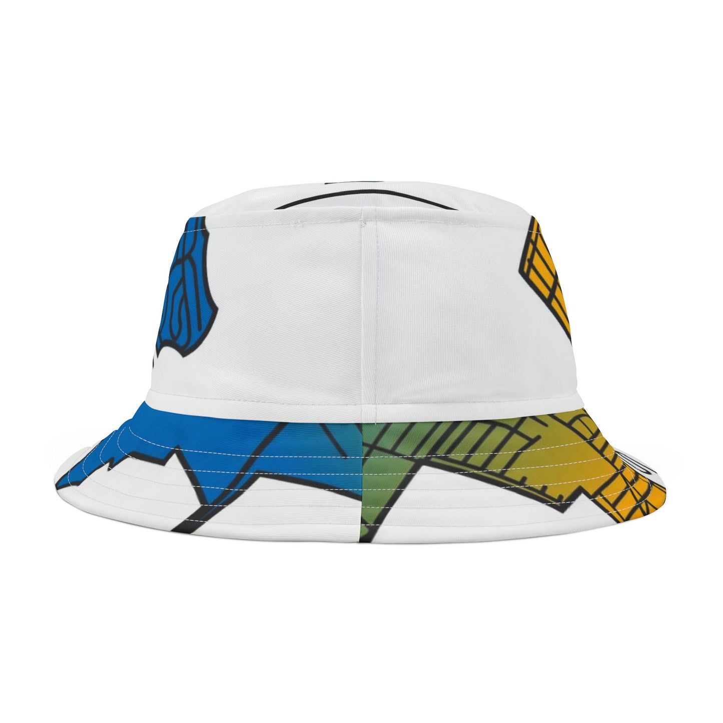 Vibrant AOP Bucket Hat, Secured Summer Style, Festival Accessory, Streetwear Essential, Perfect for Outdoor Adventures, Unique Gift Idea