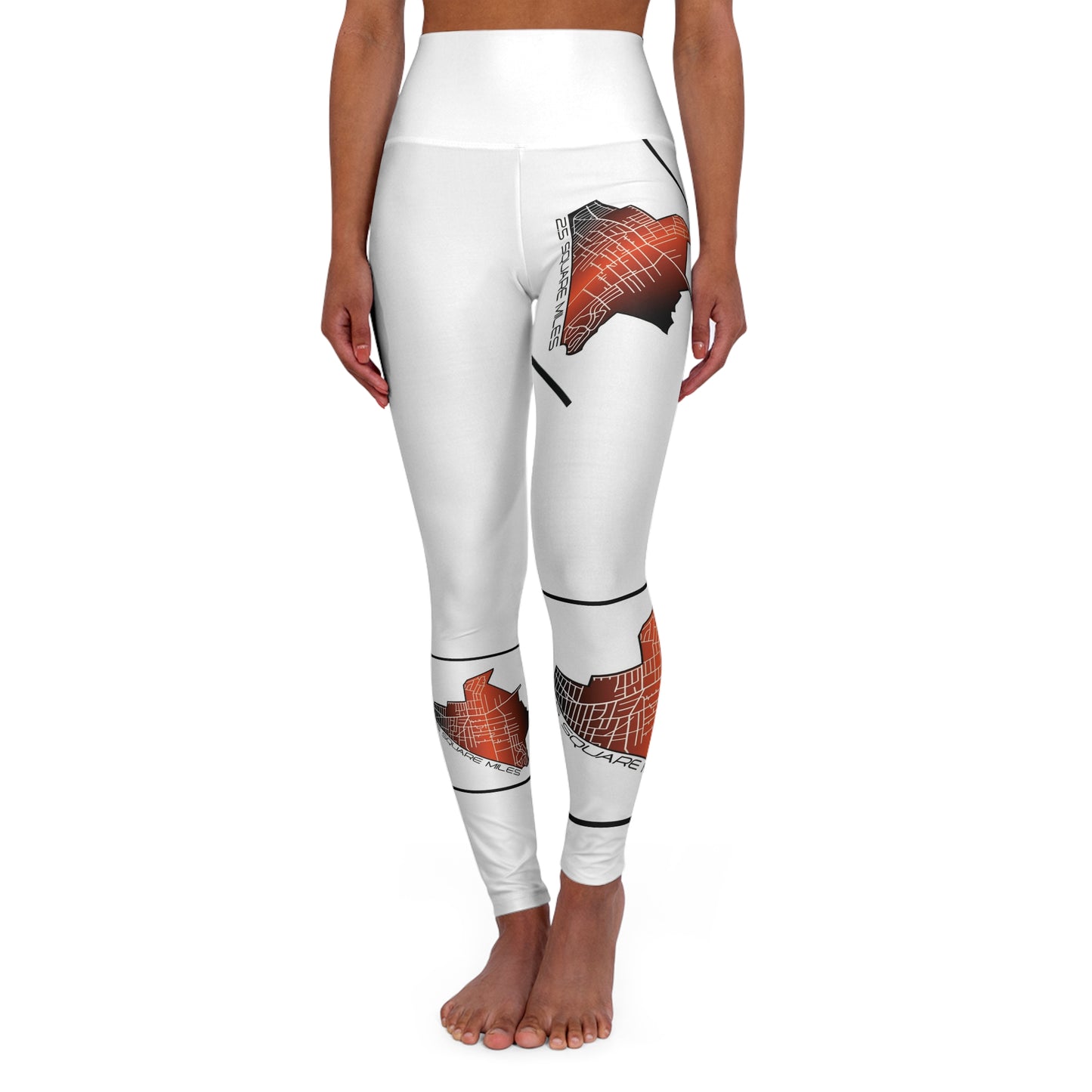 High Waisted Yoga Leggings (AOP)