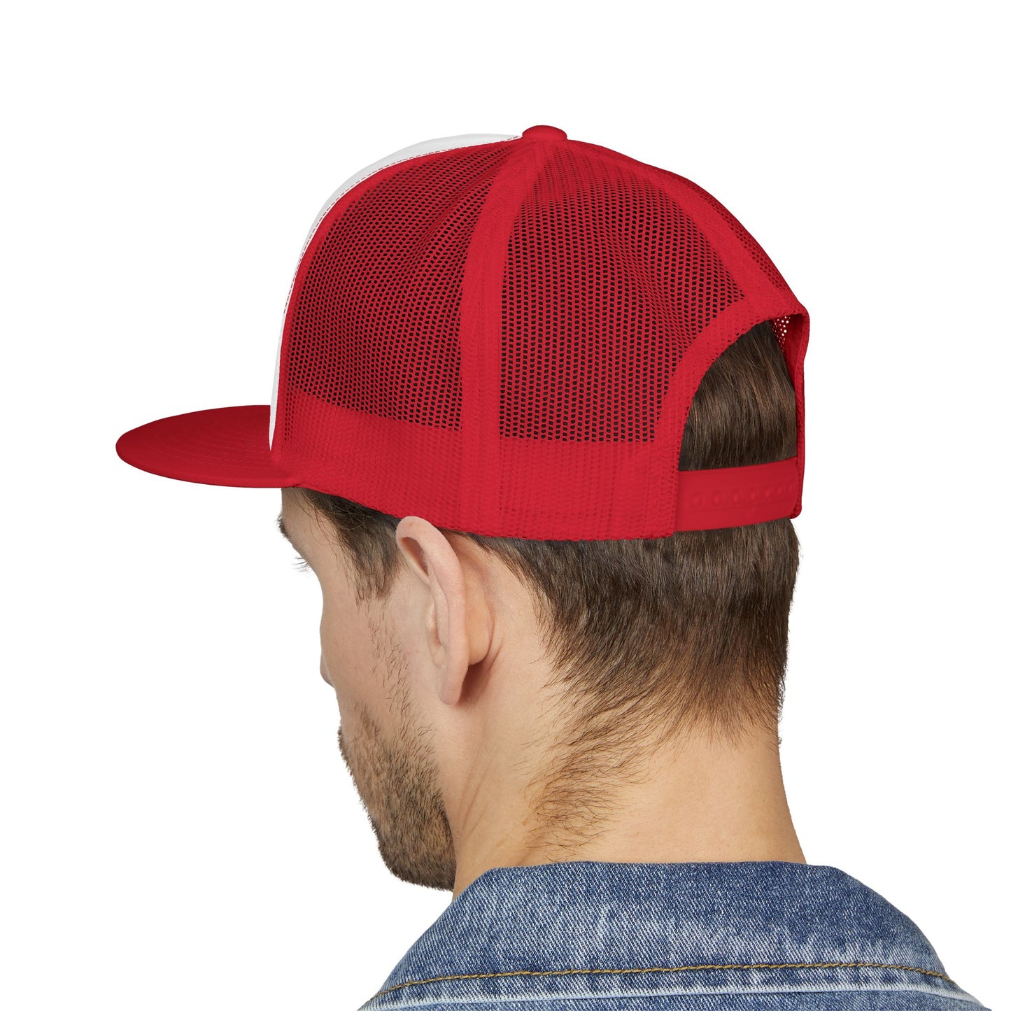 Stylish Embroidered 5 Panel Trucker Cap, Casual Hat, Adjustable Cap, Outdoor Accessories, Gift for Him/Her