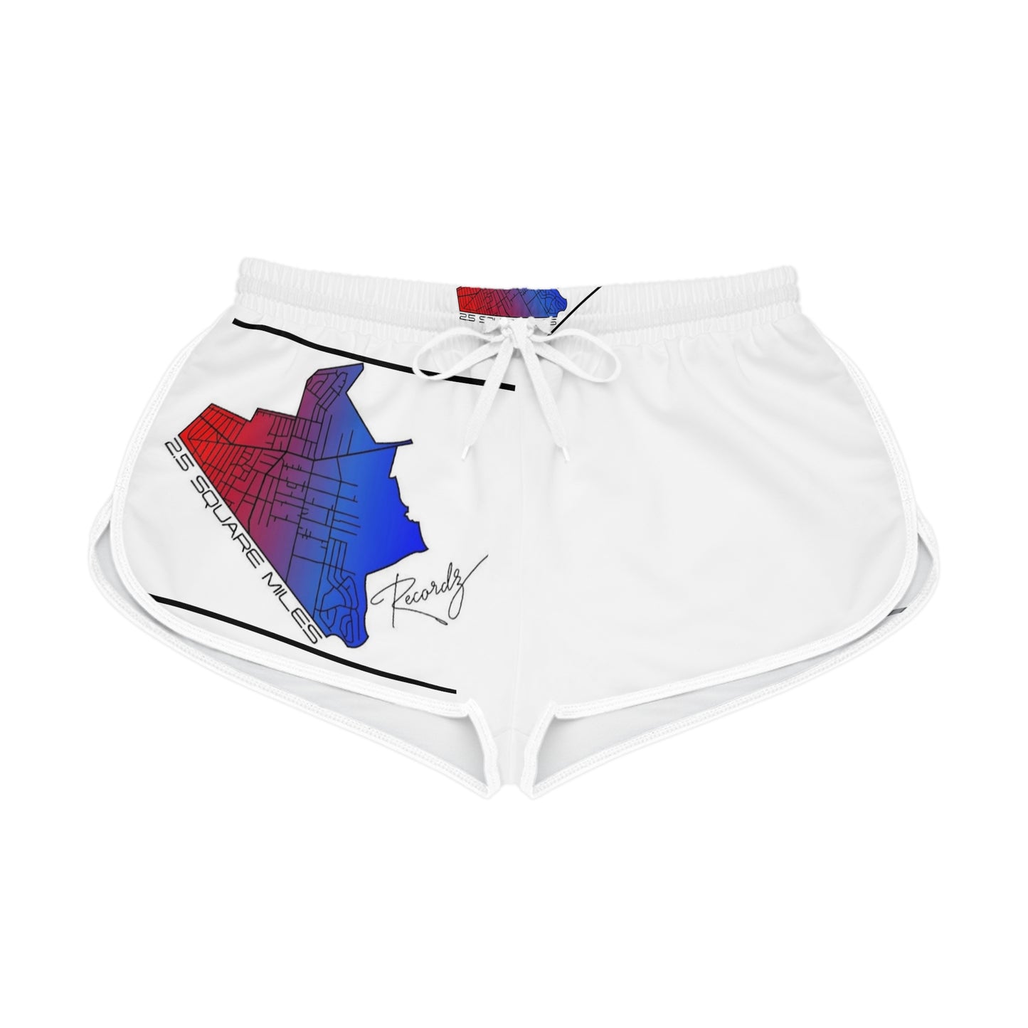 2.5 Square Miles Women's Relaxed Shorts (AOP)