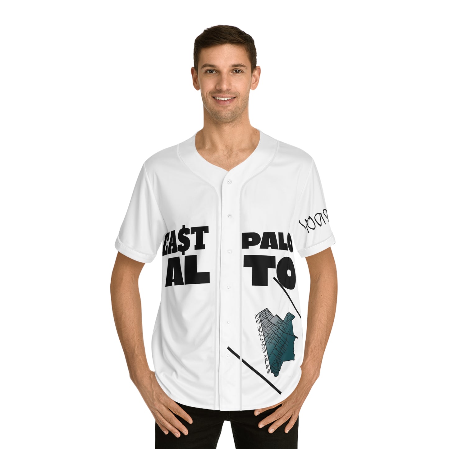 East Palo Alto special green & grey Men's Baseball Jersey | Urban Style Sports Shirt | Streetwear, Gift for Him, Summer Outfit, Baseball Fan Apparel